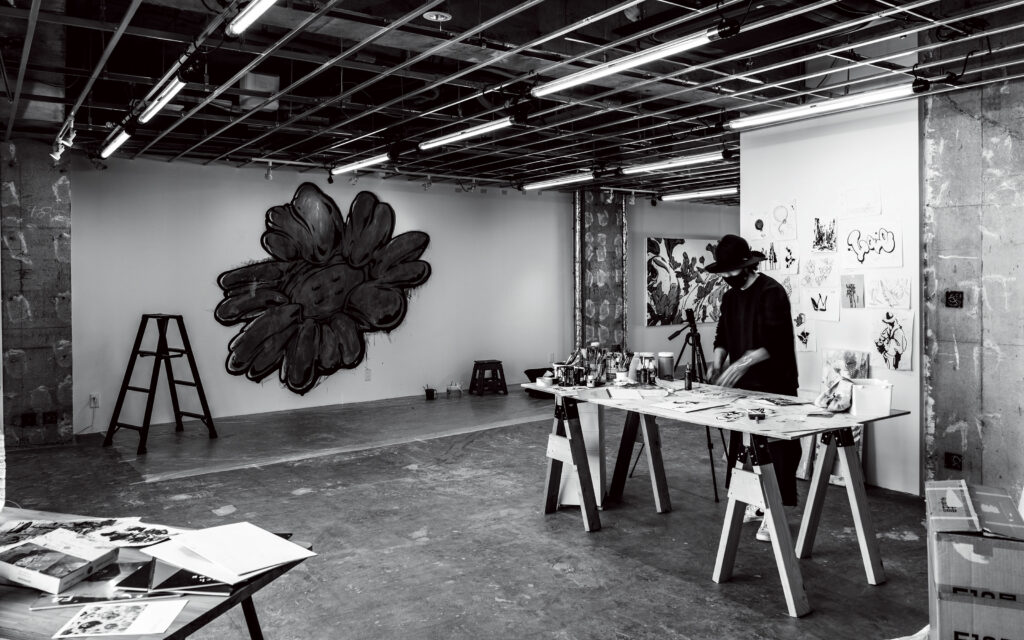 n*i様 Shun Sudo 抽象画 黒のバラ サイン入り n*i様 Shun Sudo 抽象画 黒のバラ サイン入り n*i